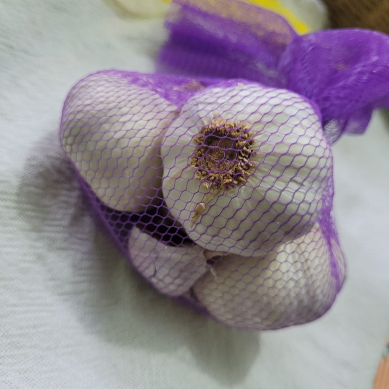 Rede Plástica para Alho e Cebola